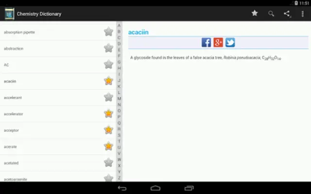 Chemistry Dictionary. Glossary android App screenshot 4